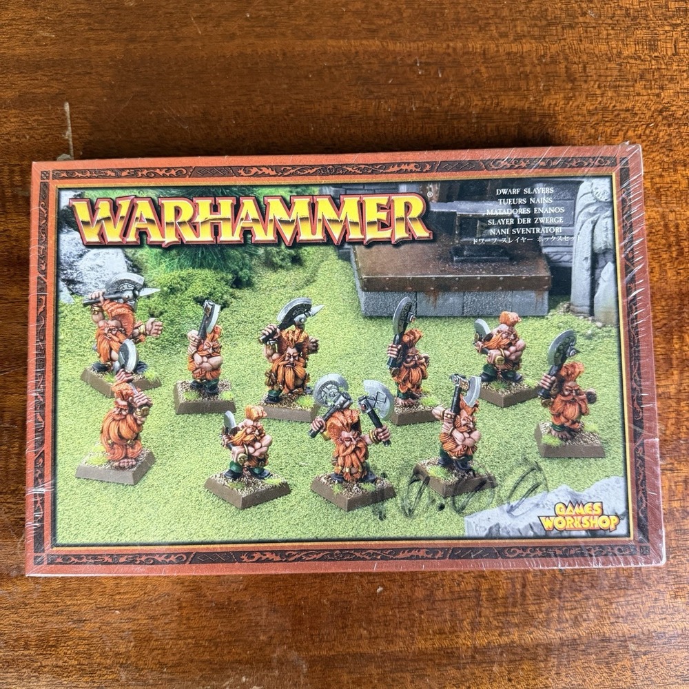 Warhammer Fantasy Dwarf Slayers Games Workshop 2005 METAL OOP AoS Old World
